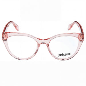 Just Cavalli VJC001 Oval Eyeglasses for Women — front view, Polycarbonate
