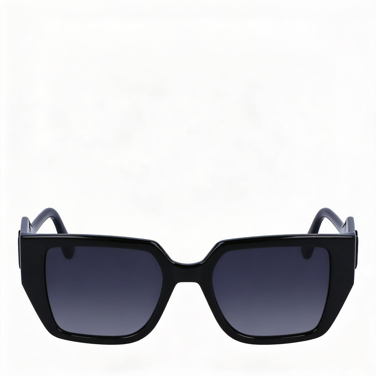 Karl Lagerfeld Classic Black Square Sunglasses for Women, 52mm, Photo 2