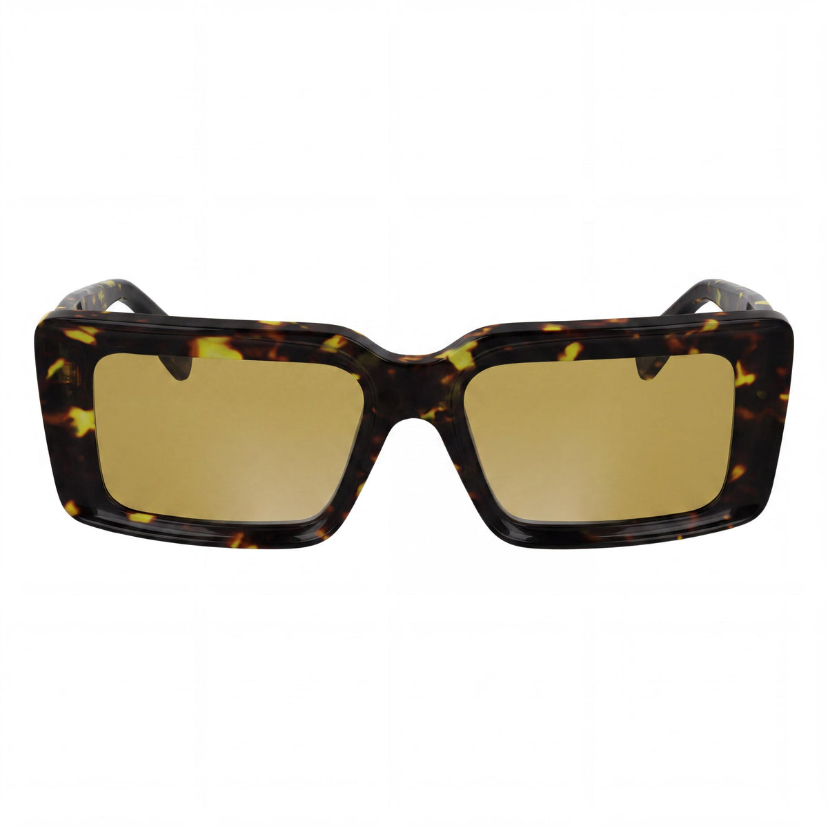 Karl Lagerfeld Classical Havana Rectangle Sunglasses for Women, 53mm, Photo 2