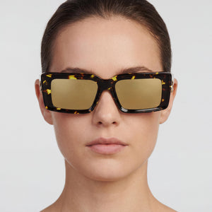 Karl Lagerfeld Classical Havana Sunglasses Women — lifestyle wear, driving and weekend outings