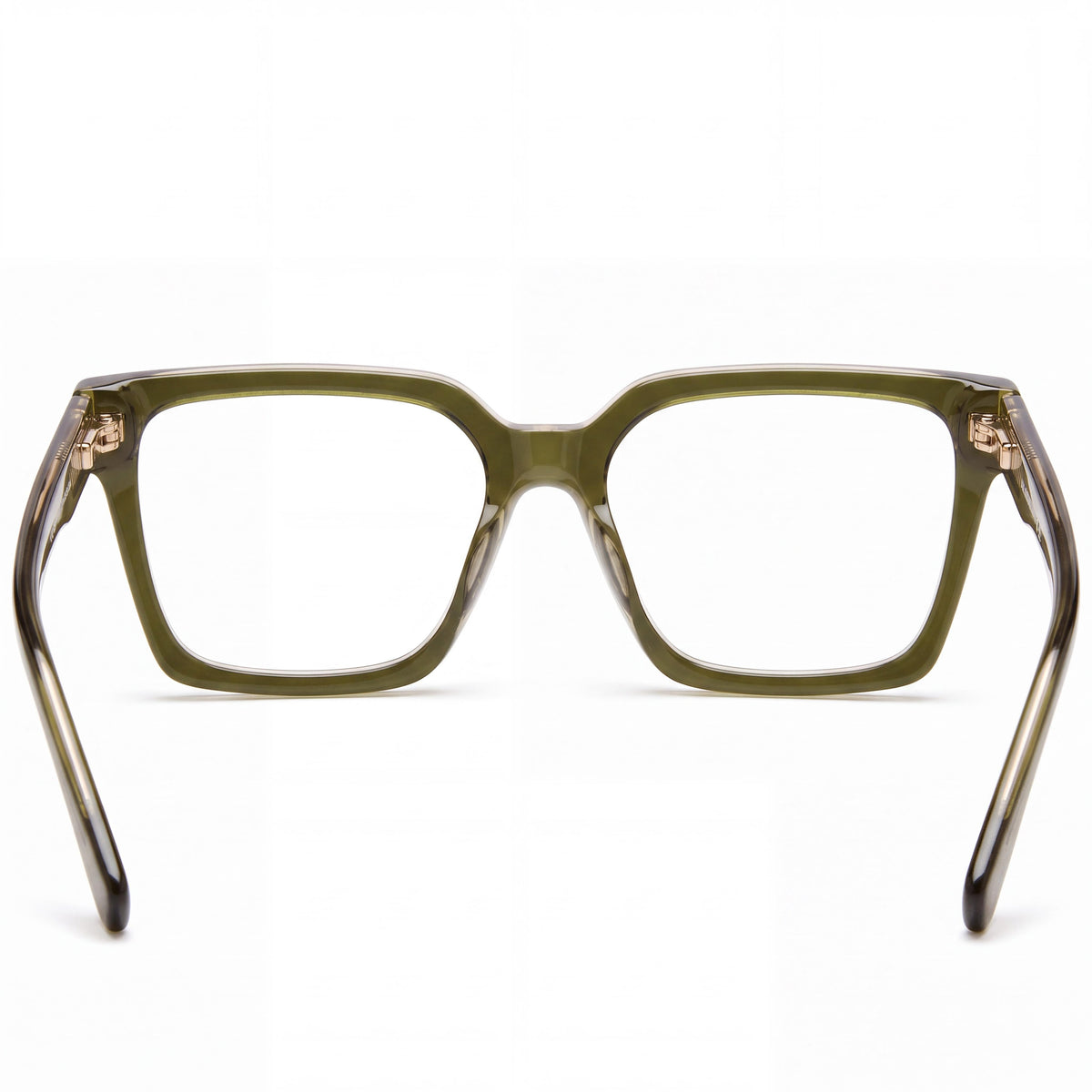 Karl Lagerfeld khaki crystal Rectangle Eyeglasses Unisex, 55mm, Photo 3