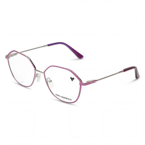 Karl Lagerfeld KL346 Violet Round Eyeglasses for Women, Acetate frame