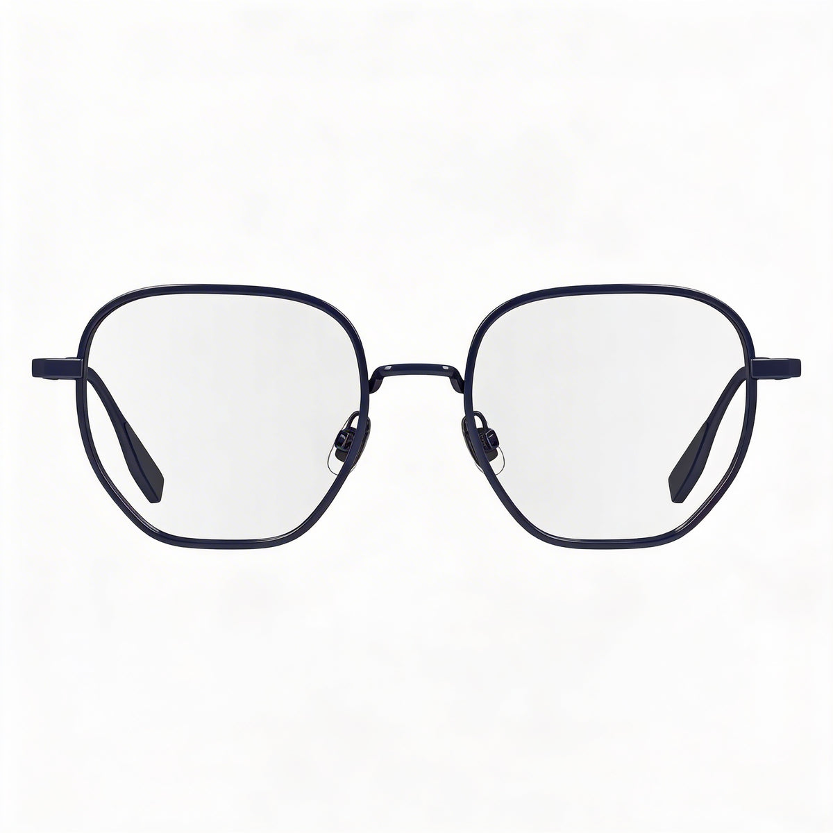 Karl Lagerfeld KL351 Shiny Blue Square Eyeglasses Unisex, Metal 50mm, Photo 2