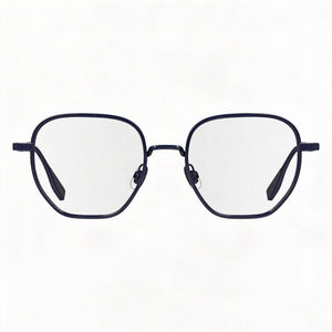 Karl Lagerfeld KL351 Square Eyeglasses Unisex — front view, Metal frame