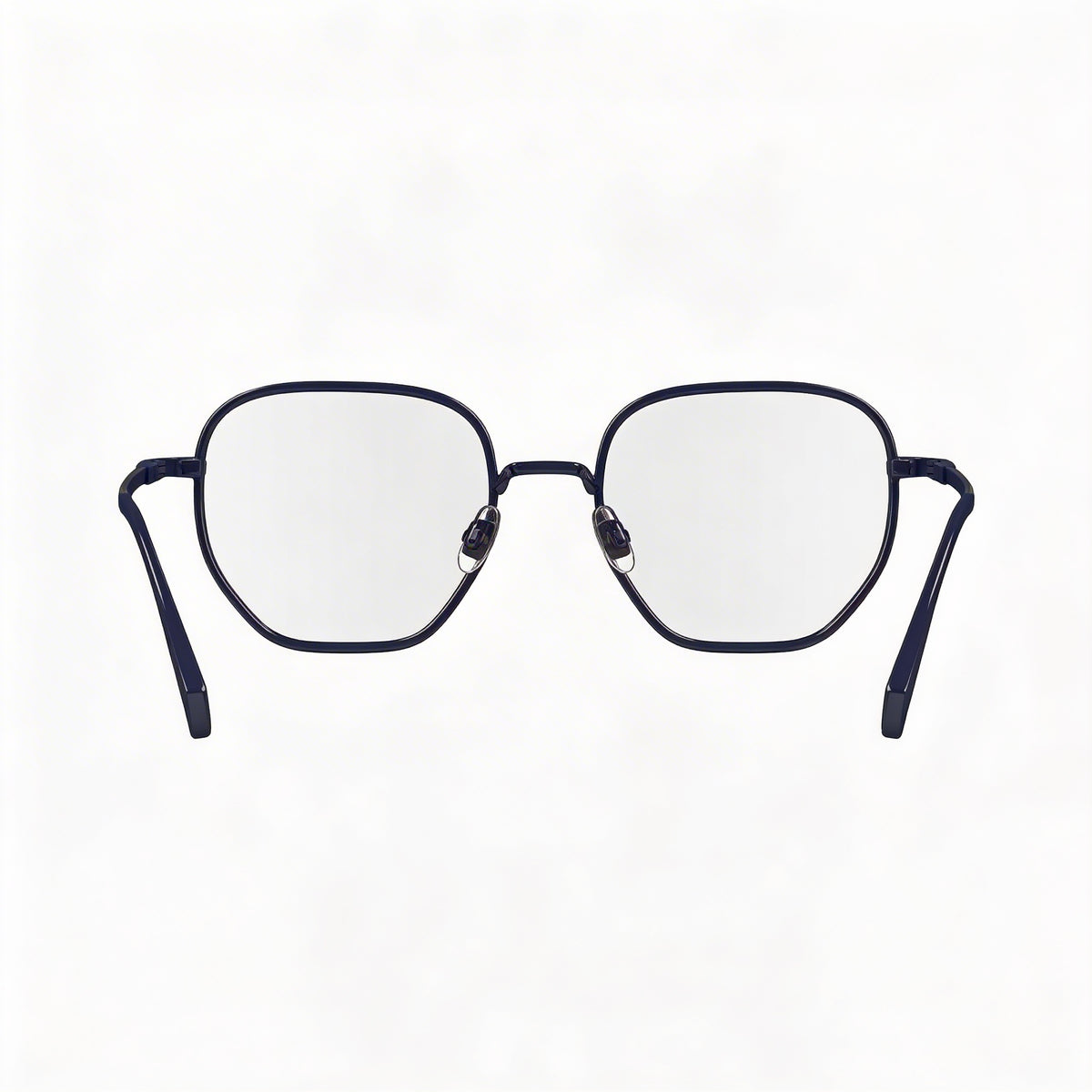 Karl Lagerfeld KL351 Shiny Blue Square Eyeglasses Unisex, Metal 50mm, Photo 3