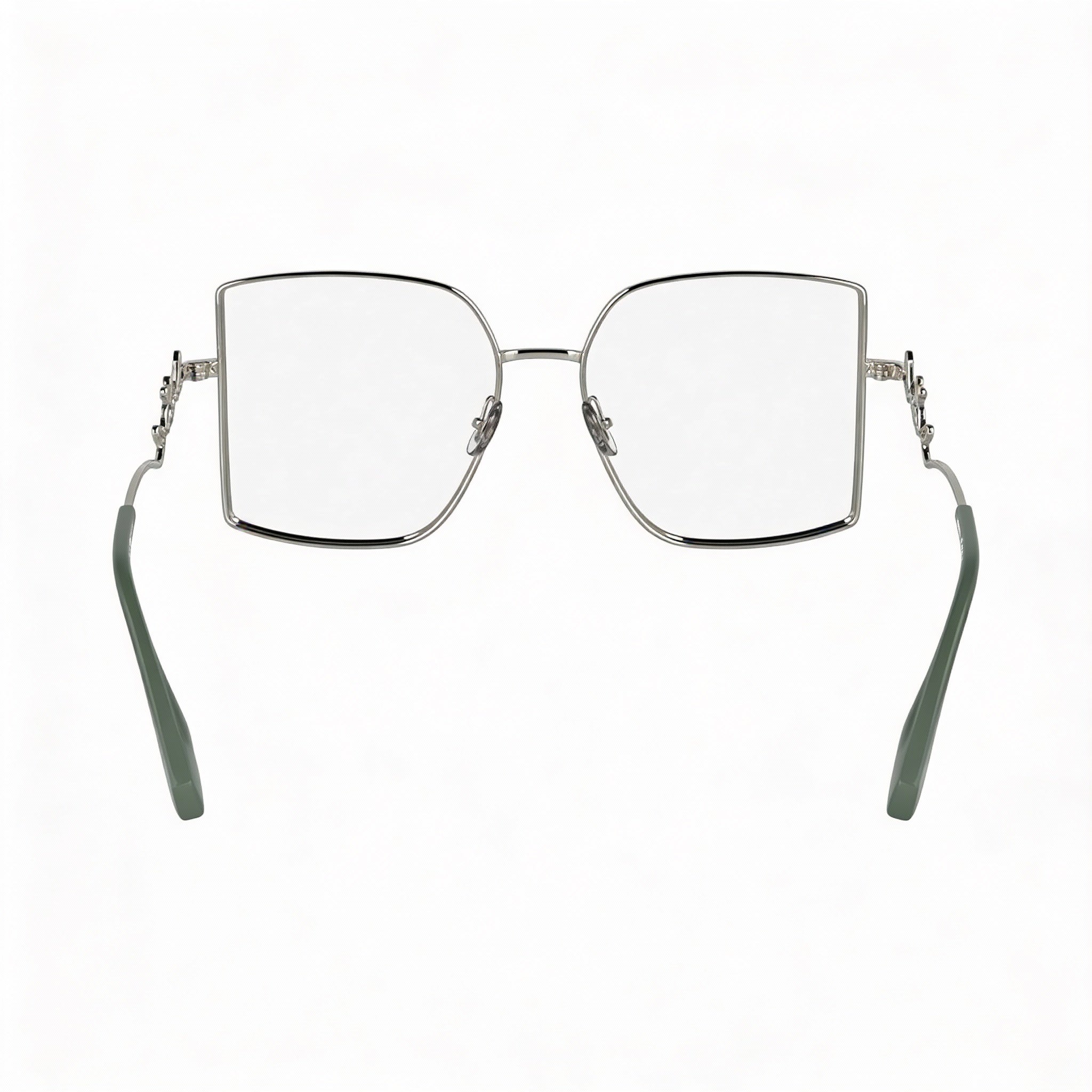 Gafas Cuadradas Plateadas Karl Lagerfeld KL359 para Mujer, Metal 55mm, Photo 4