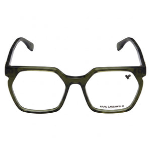 Karl Lagerfeld KL6093 Square Eyeglasses Unisex — front view, Acetate