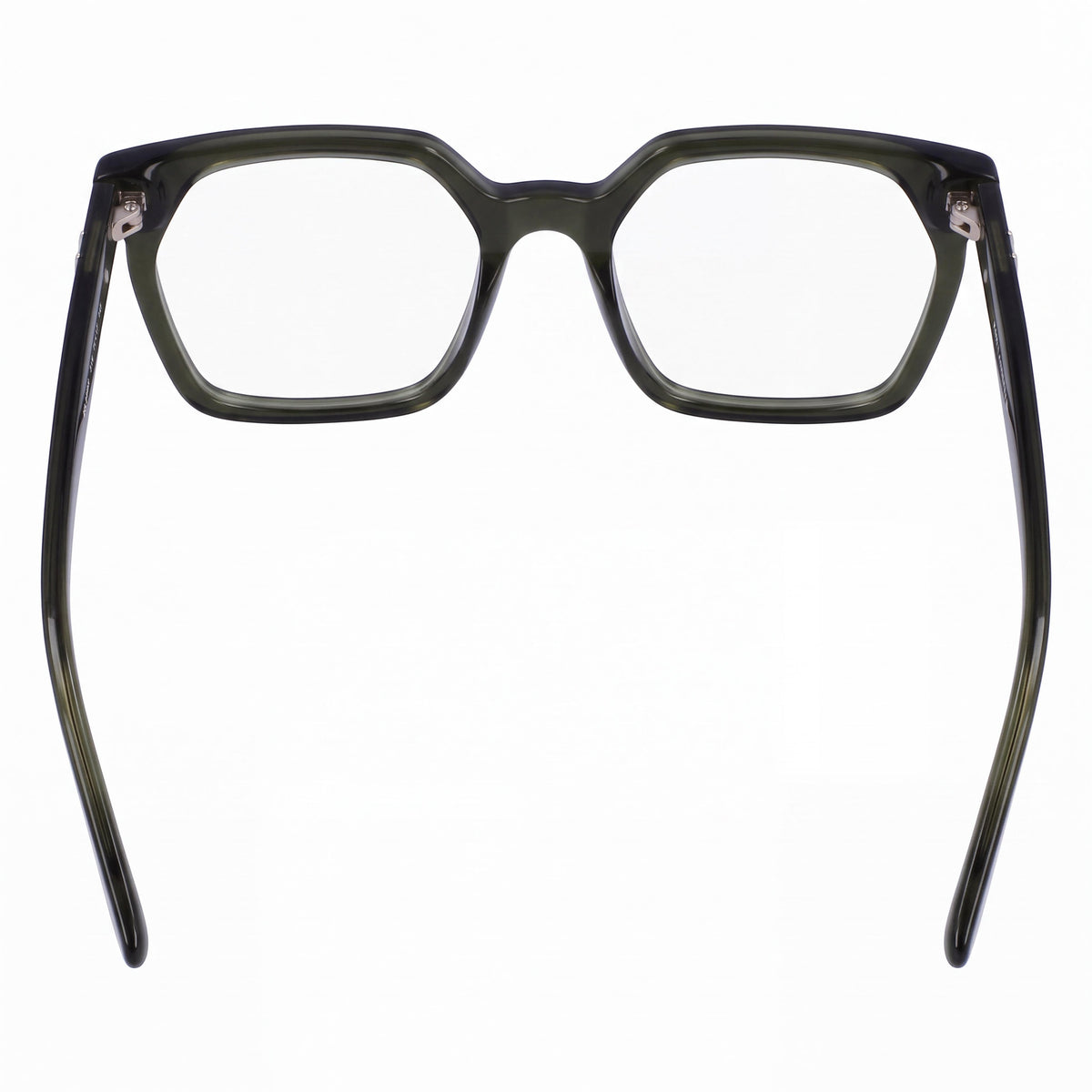 Montura de gafas graduadas para mujer KARL LAGERFELD Kl6093 N de acetato casual en color caqui, tamaño 54 mm de ancho de lente, 18 mm de ancho de puente, 140 mm de longitud de varilla, Photo 3