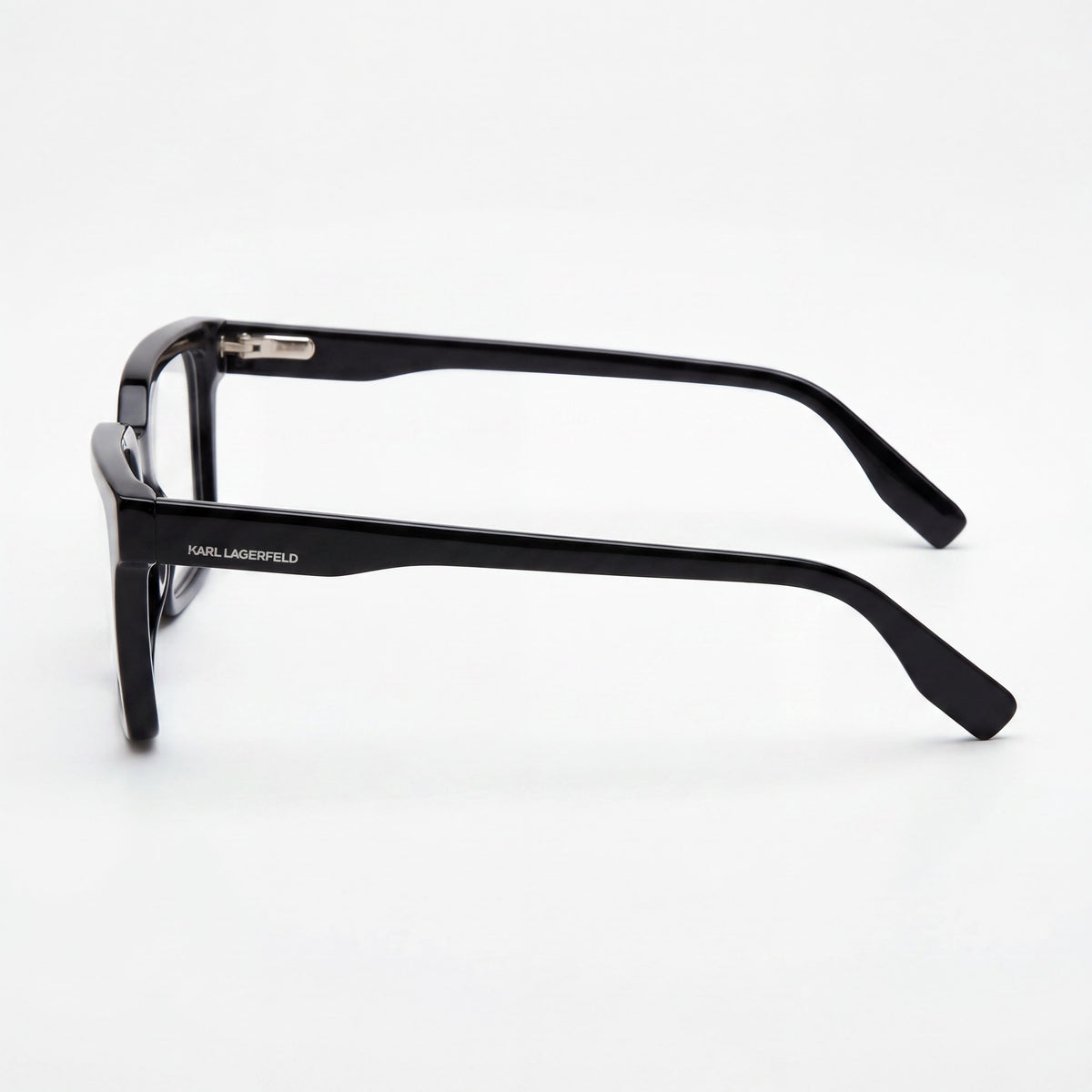 Karl Lagerfeld KL6097 Black Square Eyeglasses Unisex, 55mm, Photo 2
