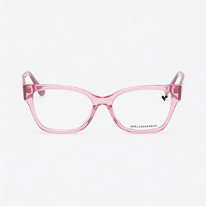 Karl Lagerfeld KL6111R Rectangle Eyeglasses for Women — front view, Acetate
