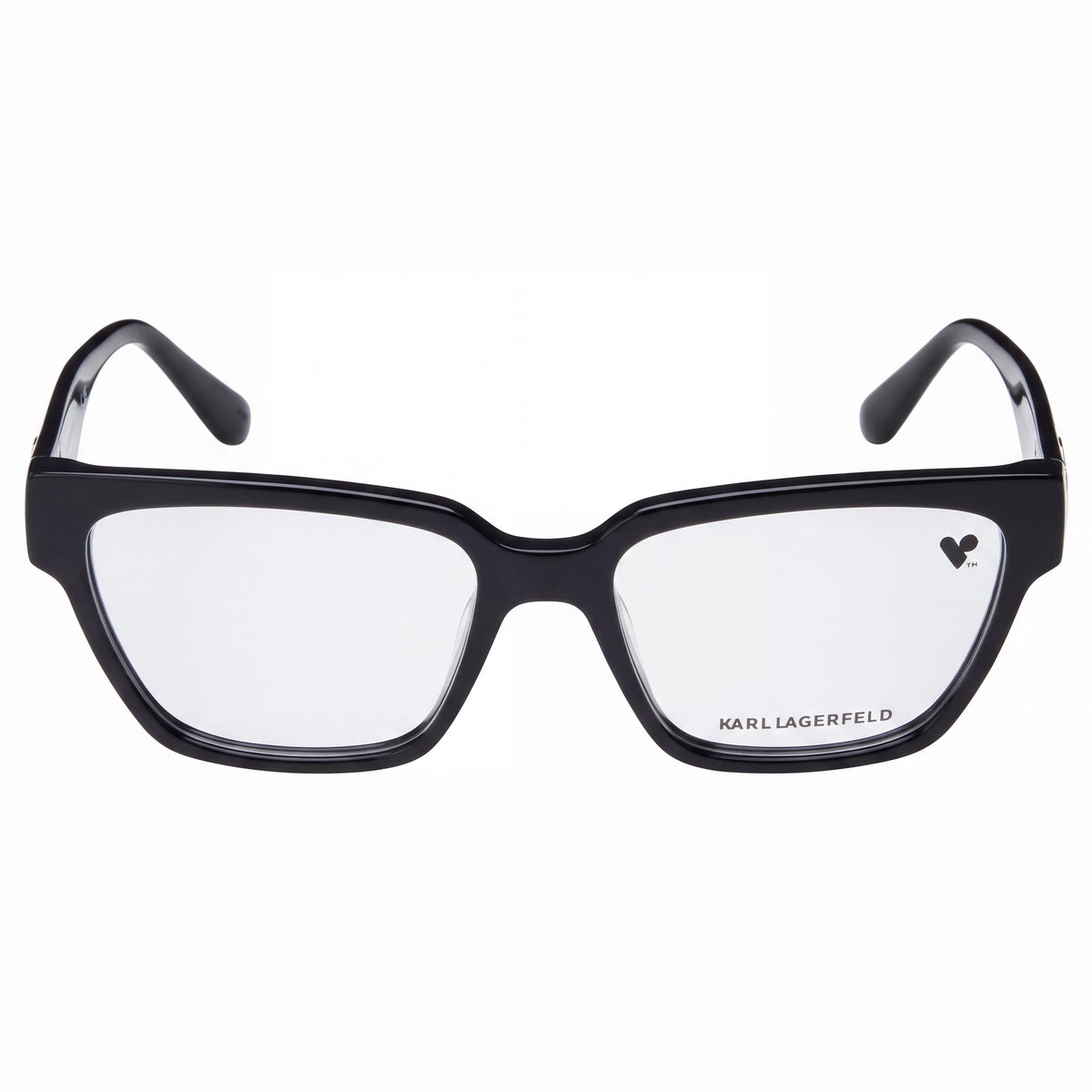 Gafas graduadas unisex Karl Lagerfeld KL6112R cuadradas negras, 54mm, Photo 2