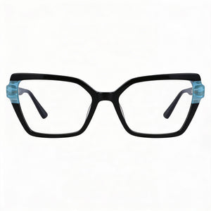 Karl Lagerfeld KL6131 Rectangle Eyeglasses for Women — front view, Acetate