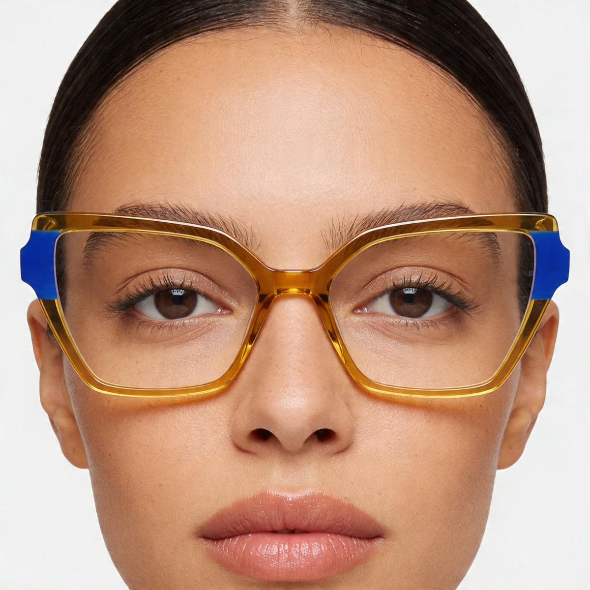 Karl Lagerfeld KL6131 Caramel/Blue Cat Eye Eyeglasses for Women, 53mm, Photo 4