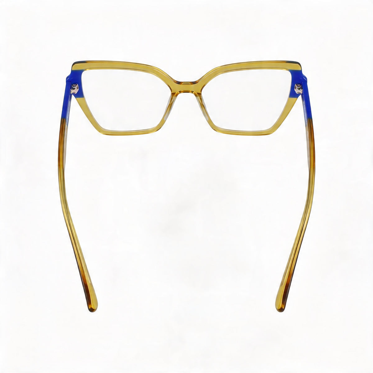 Karl Lagerfeld KL6131 Caramel/Blue Cat Eye Eyeglasses for Women, 53mm, Photo 3