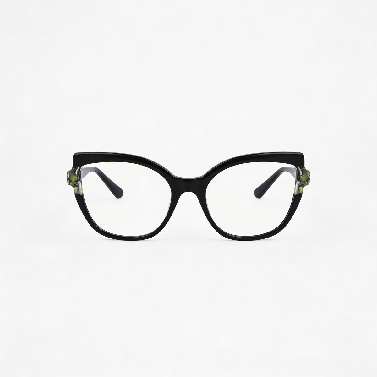 Karl Lagerfeld KL6132 Black/Marble Cat Eye Eyeglasses for Women, 54mm, Photo 2