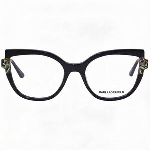 Karl Lagerfeld KL6132 Cat Eye Eyeglasses Unisex — front view, Acetate