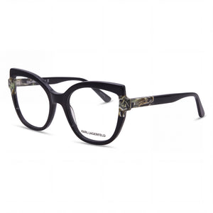 Karl Lagerfeld KL6132 Black Cat Eye Eyeglasses Unisex, Acetate frame