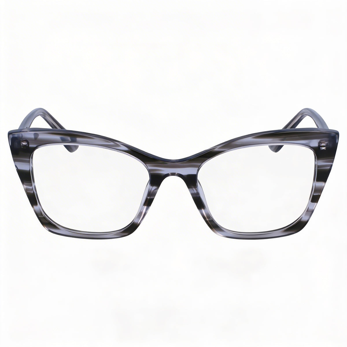Gafas de acetato a rayas grises para mujer KARL LAGERFELD de 52 mm, Photo 2