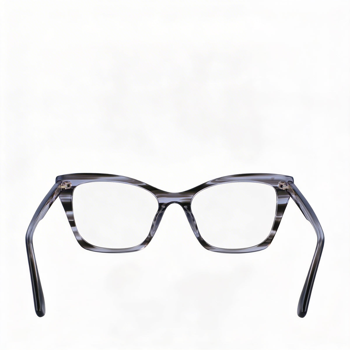 Gafas de acetato a rayas grises para mujer KARL LAGERFELD de 52 mm, Photo 3