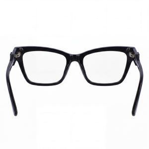 Karl Lagerfeld KL6135 Rectangle Eyeglasses for Unisex — interior view, Polycarbonate demo lenses