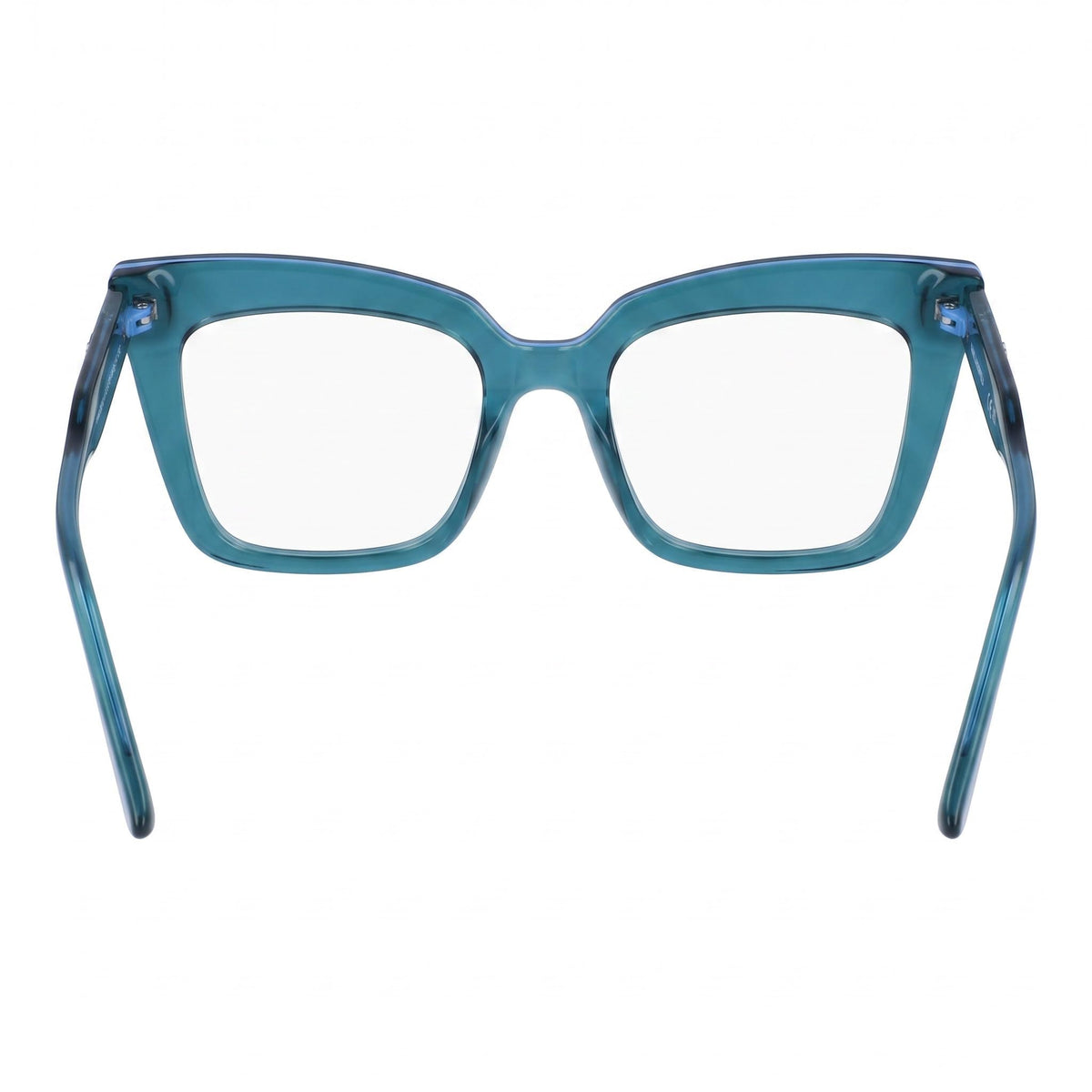 Karl Lagerfeld KL6136 Blue Square Eyeglasses for Women, Injected 51mm, Photo 4