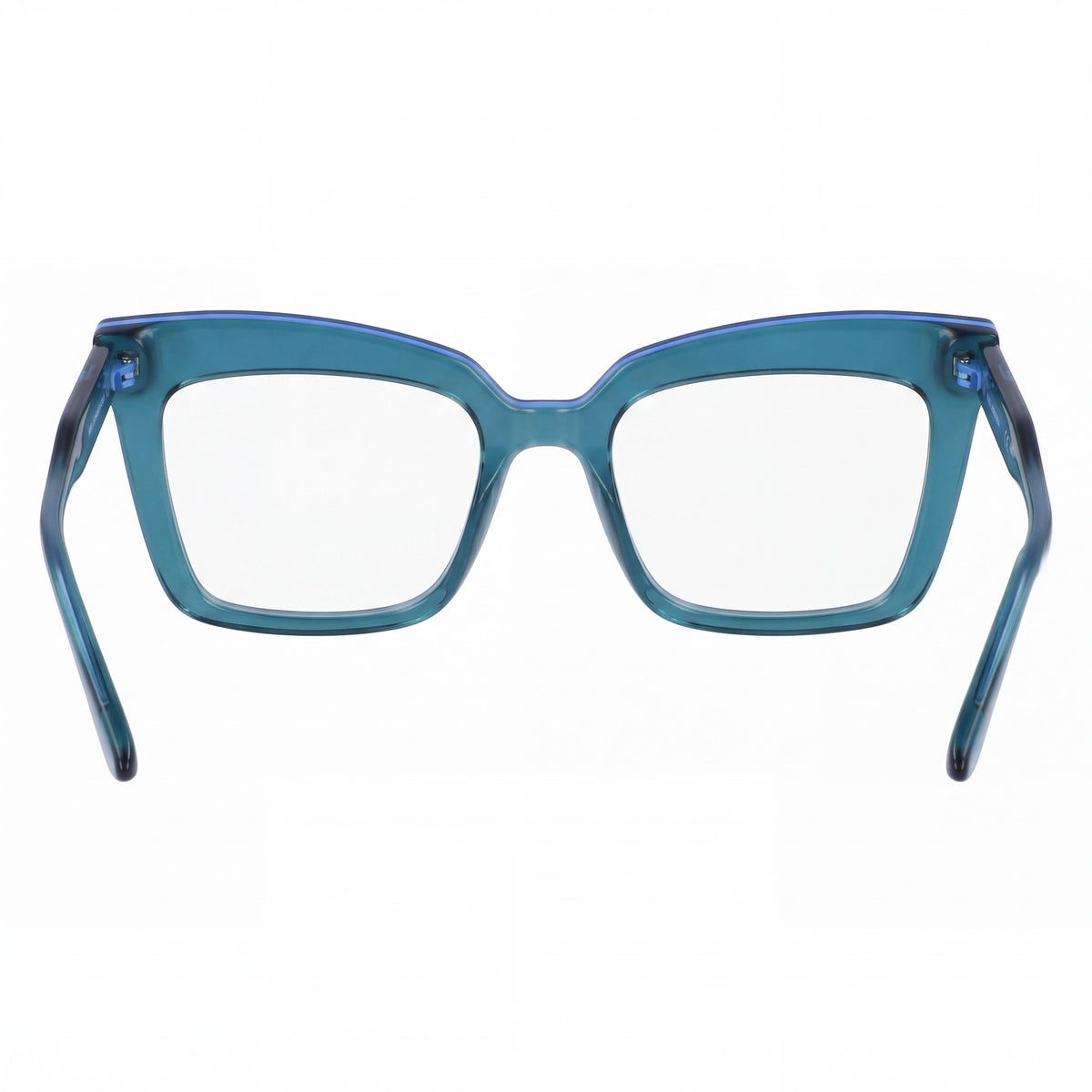 Karl Lagerfeld Kl6136 Petrol Square Eyeglasses for Women, 51mm, Photo 2