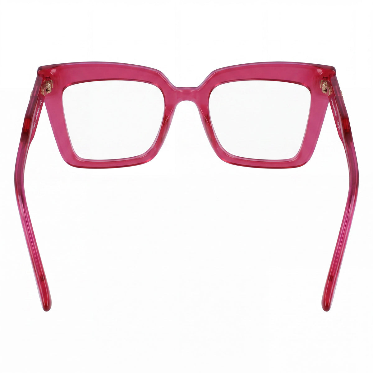 Gafas de sol Karl Lagerfeld Modern para mujer con montura inyectada color cereza, lentes de policarbonato, 51 mm de ancho de lente, Photo 4