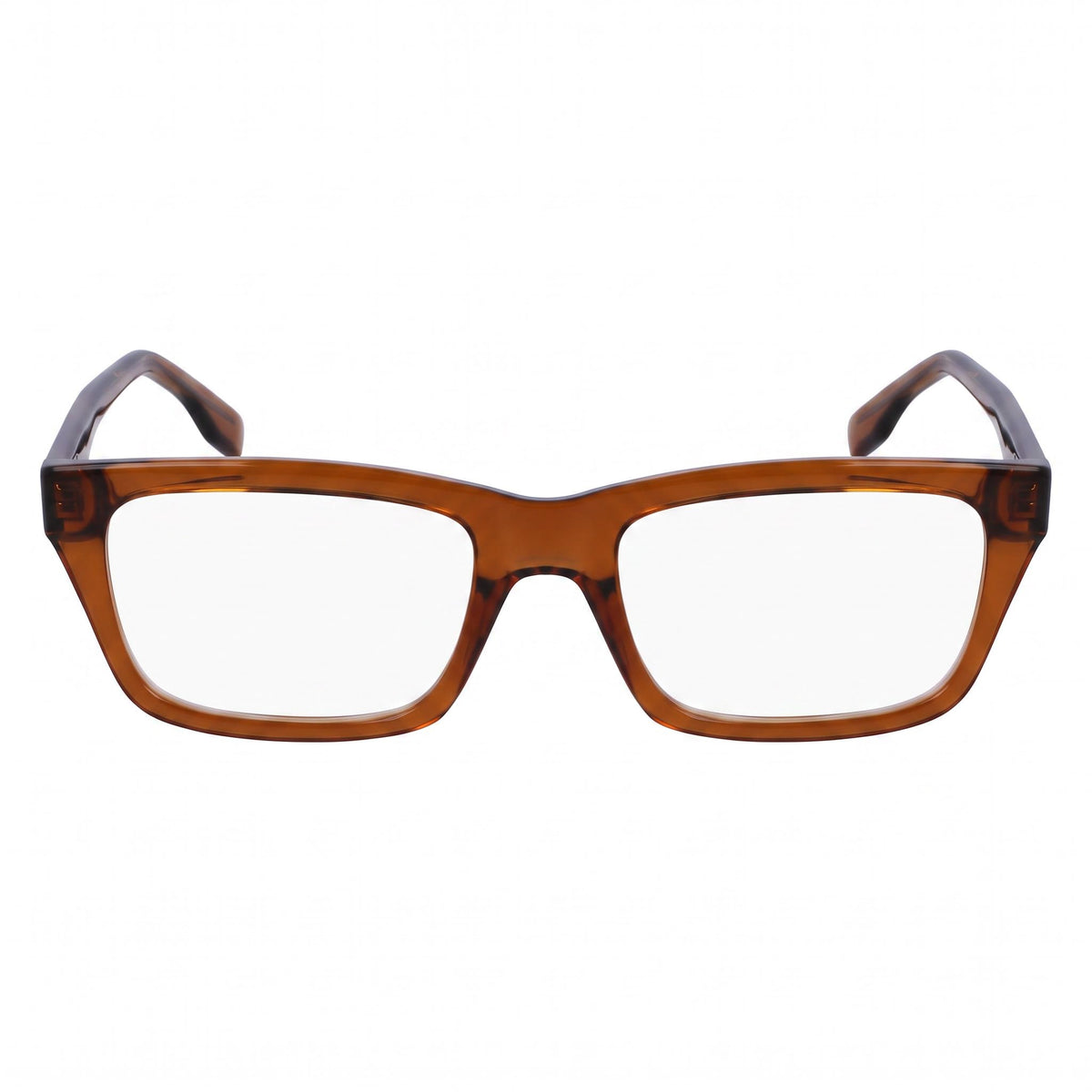 Karl Lagerfeld KL6138 Brown Rectangle Eyeglasses Unisex, Injected 53mm, Photo 2
