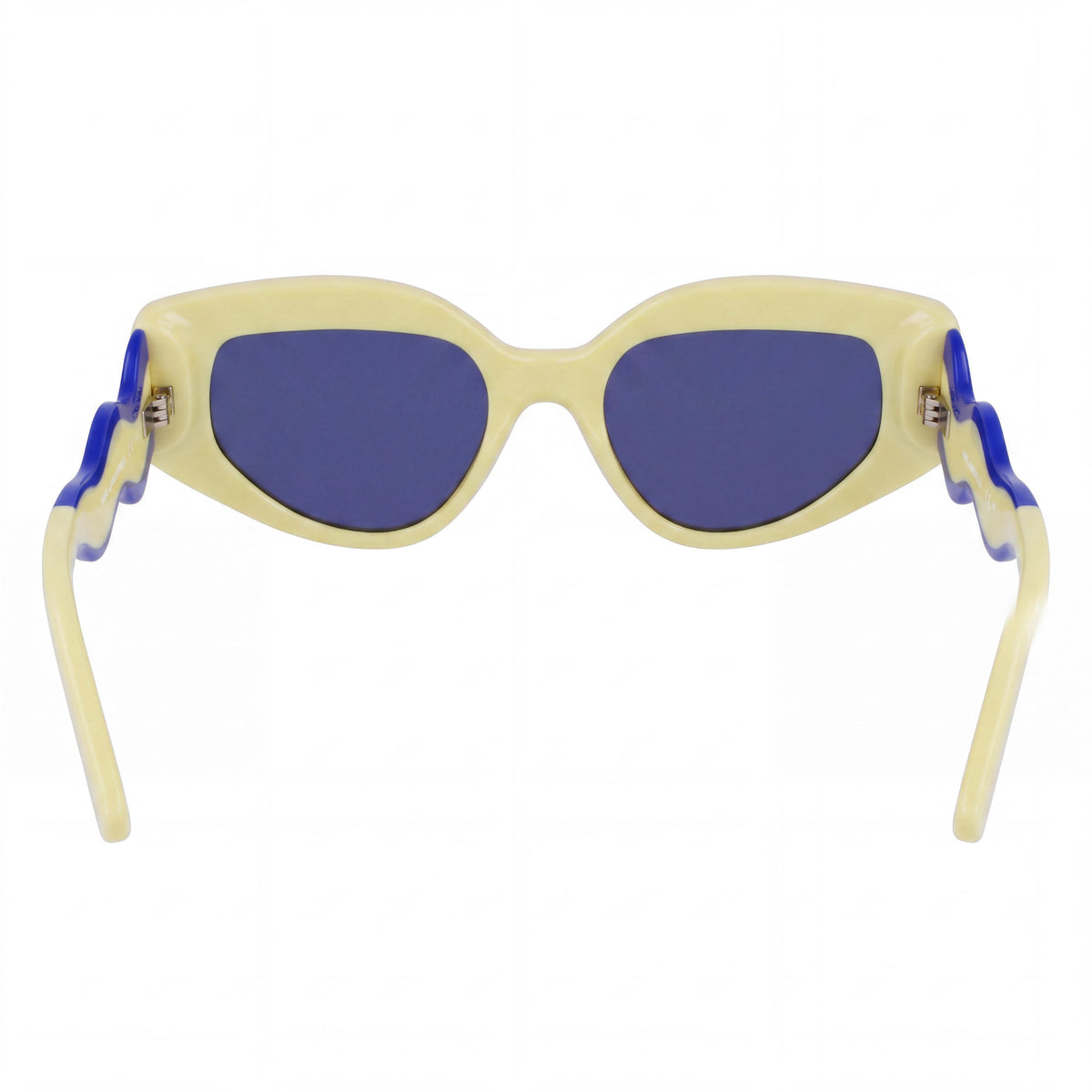 Karl Lagerfeld Kl6144s Shiny Yellow Cat Eye Sunglasses for Women, 50mm, Photo 3