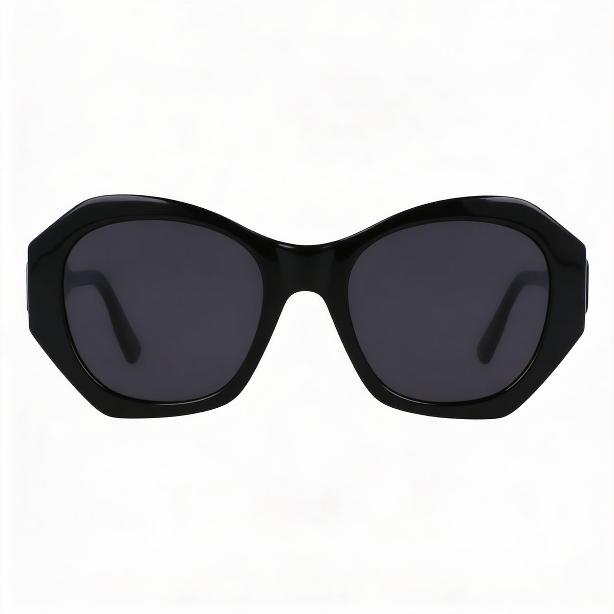 Gafas de sol redondas para mujer Karl Lagerfeld KL6146S N, color negro, 54 mm, Photo 2
