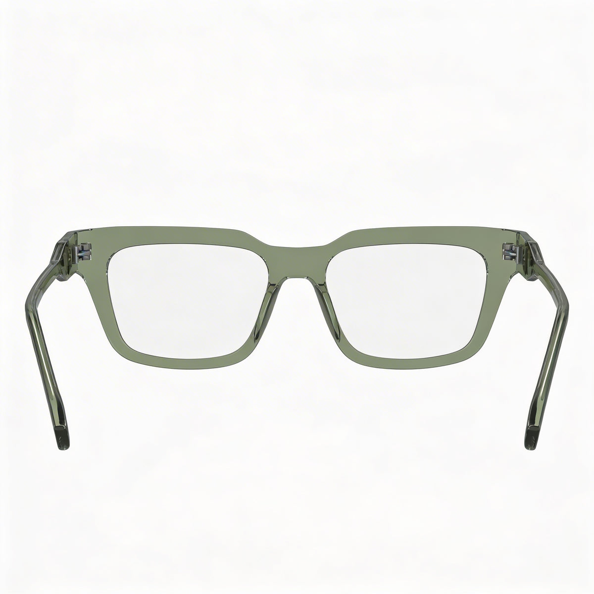 Gafas graduadas rectangulares para hombre Karl Lagerfeld KL6152 color caqui claro, 52 mm, Photo 3