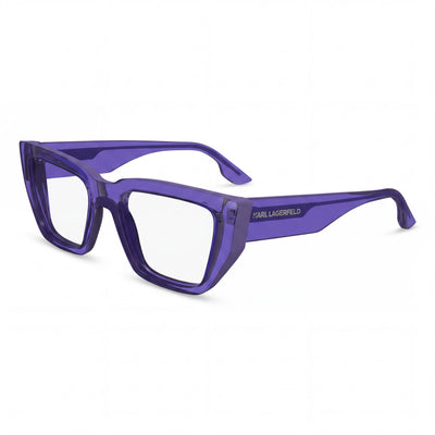 Karl Lagerfeld KL6153 Violet Rectangle Eyeglasses for Women, Injected frame