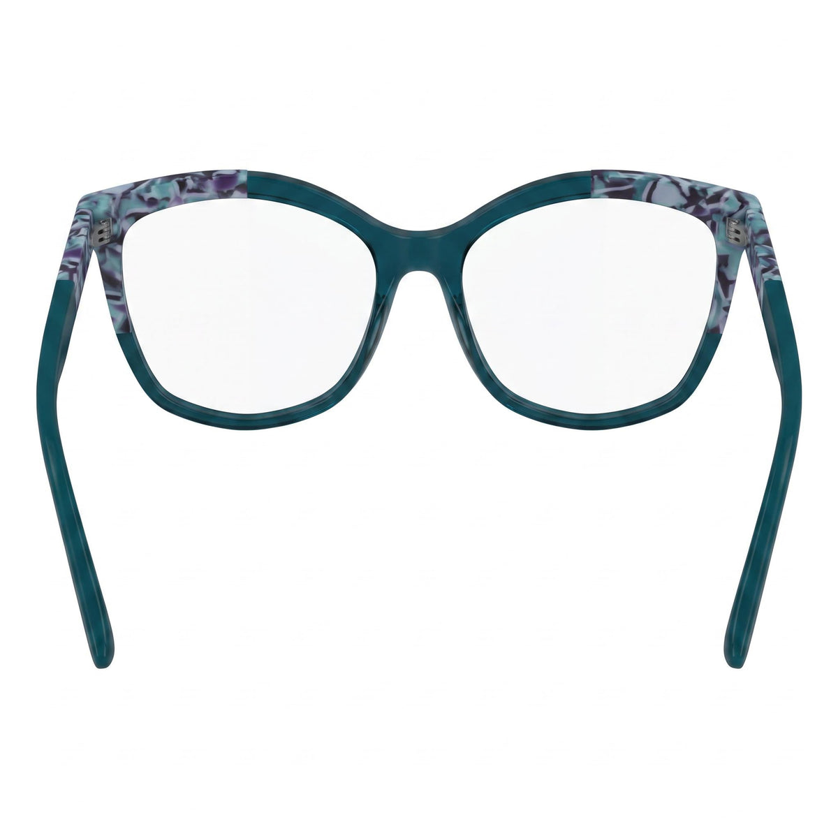 Karl Lagerfeld Kl6154 Blue/Marble Blue Cat Eye Eyeglasses Unisex, 55mm, Photo 4