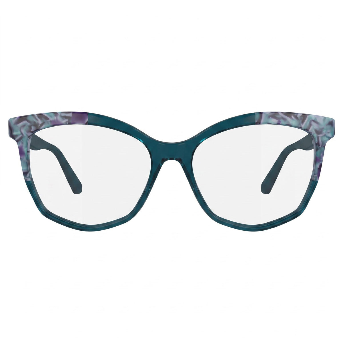 Gafas cuadradas Karl Lagerfeld KL6154 azul/azul mármol unisex, 55 mm, Photo 2