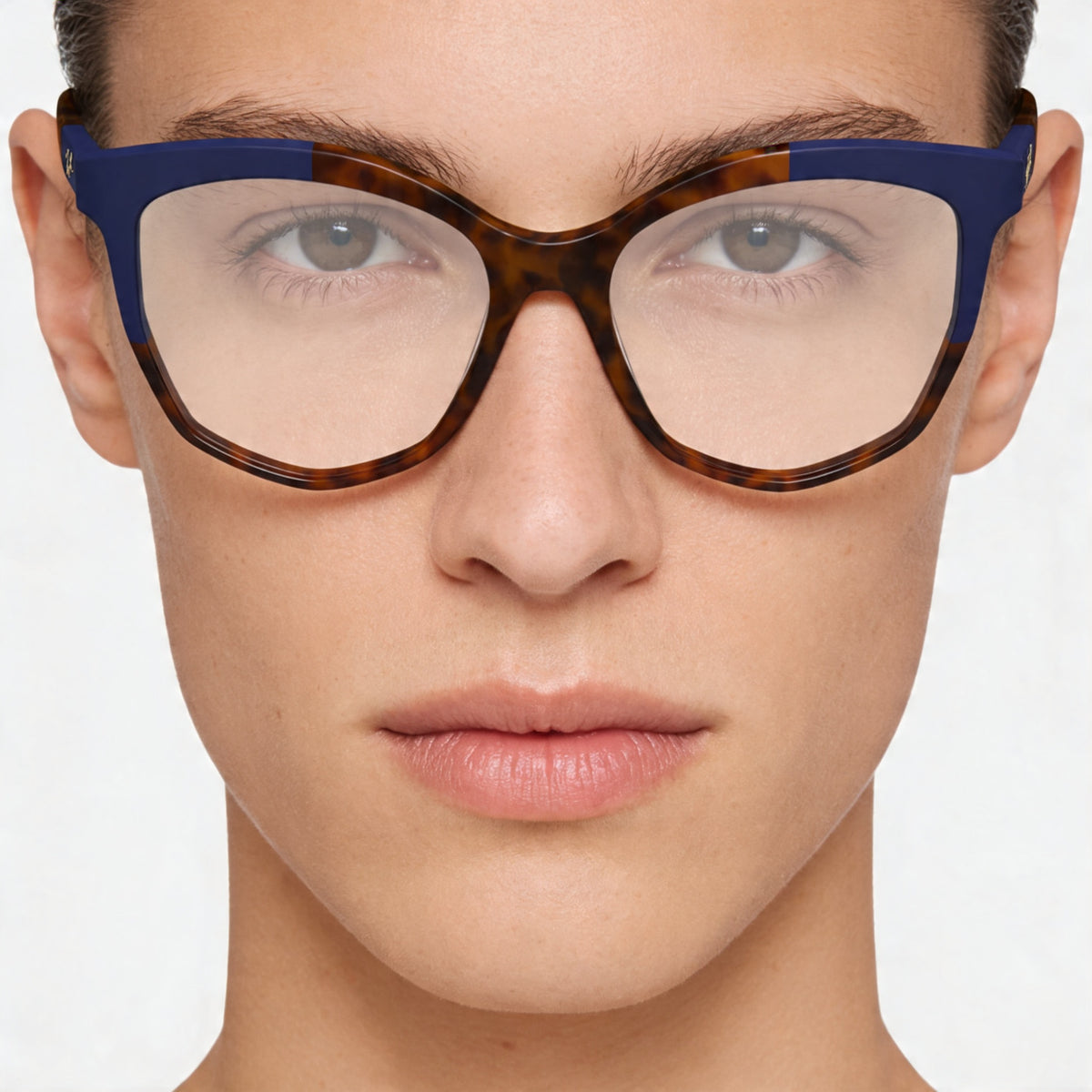 Gafas de Sol No Polarizadas Unisex de Acetato Karl Lagerfeld Kl6154 Carey Azul 55-16-140, Photo 4