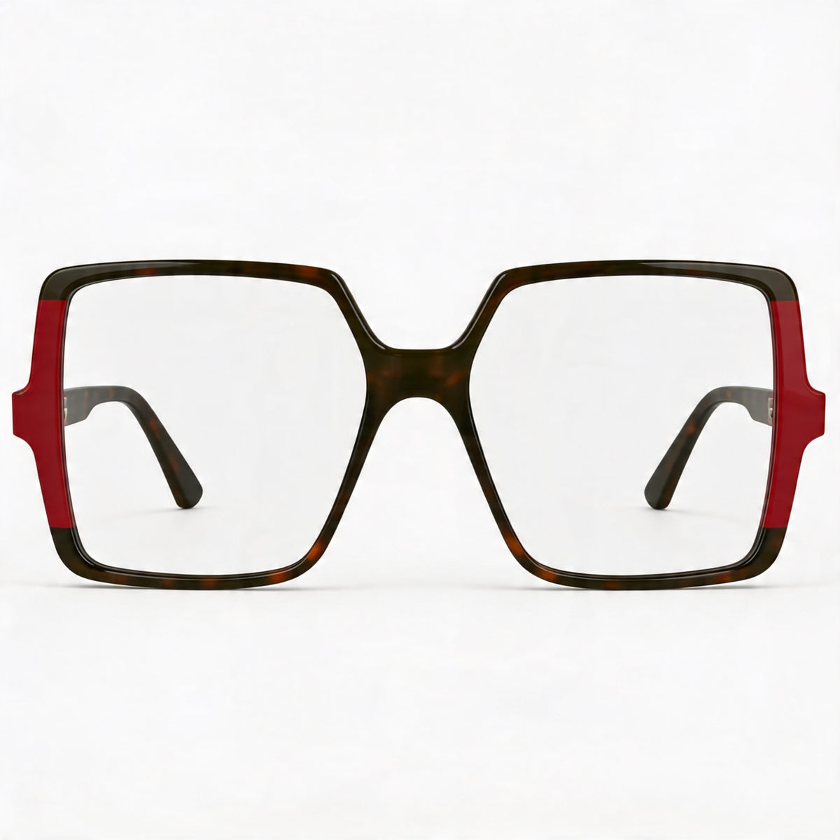 Montura oftálmica de acetato KARL LAGERFELD Kl6169 para mujer Tortuga Oscura Roja con lentes de policarbonato 54mm, Photo 2