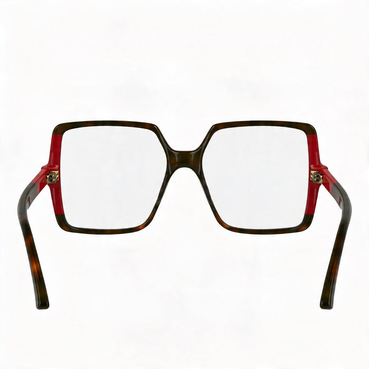 Montura oftálmica de acetato KARL LAGERFELD Kl6169 para mujer Tortuga Oscura Roja con lentes de policarbonato 54mm, Photo 3