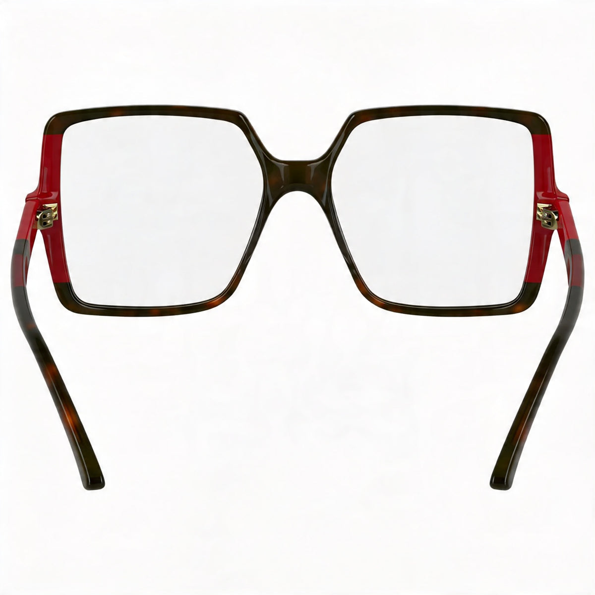 Karl Lagerfeld Kl6169 Dark Tortoise/Red Square Eyeglasses for Women, Photo 3