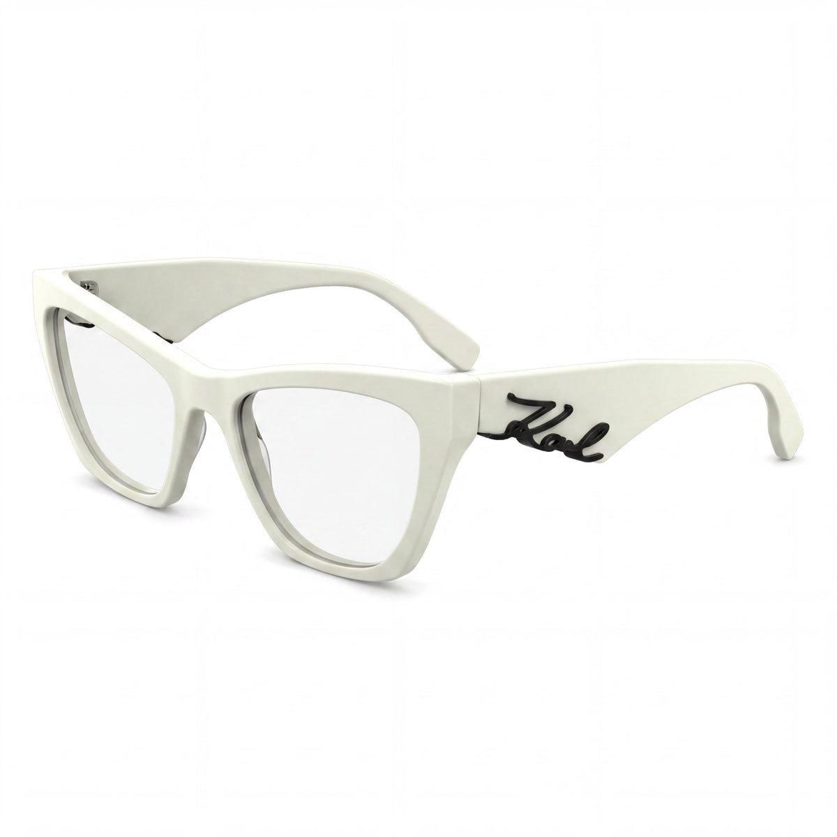 Gafas de sol Karl Lagerfeld Kl6171 blancas estilo ojo de gato para mujer, 54mm, Photo 1