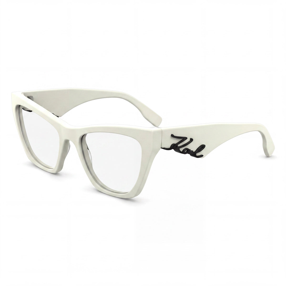 Karl Lagerfeld Kl6171 White Cat Eye Eyeglasses for Women, 54mm, Photo 1