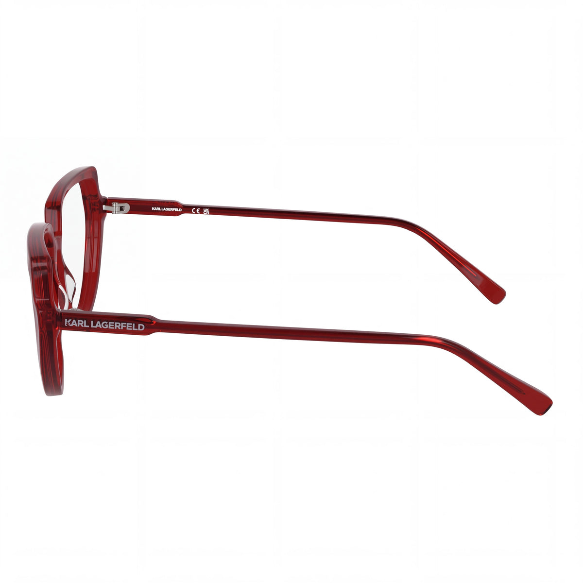 Gafas rectangulares rojas para mujer Karl Lagerfeld KL6193, Photo 2