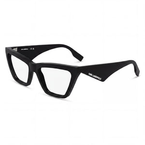 Karl Lagerfeld Kl6195 Black Cat Eye Eyeglasses for Women, Acetate frame