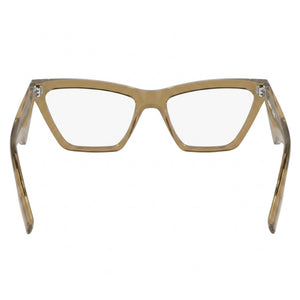 Karl Lagerfeld Kl6195 Cat Eye Eyeglasses for Women — interior view, Polycarbonate demo lenses