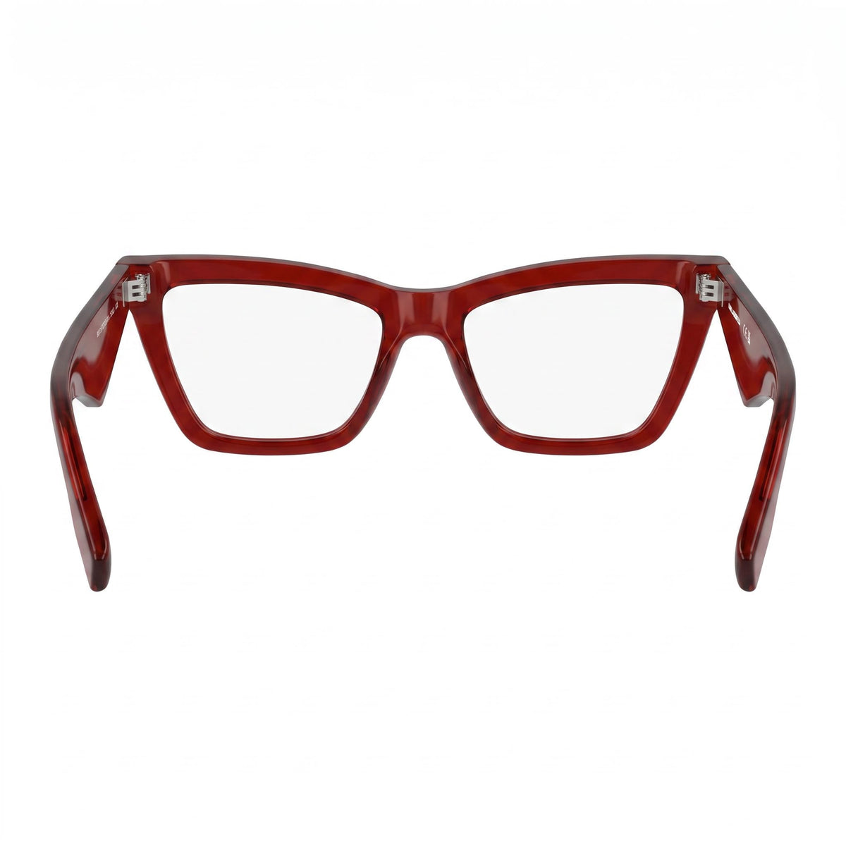 Gafas de sol Karl Lagerfeld KL6195 estilo ojo de gato para mujer en color rojo, Photo 4
