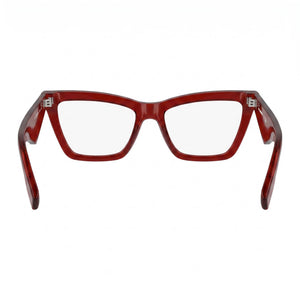 Karl Lagerfeld Kl6195 Cat Eye Eyeglasses for Women — interior view, Polycarbonate demo lenses