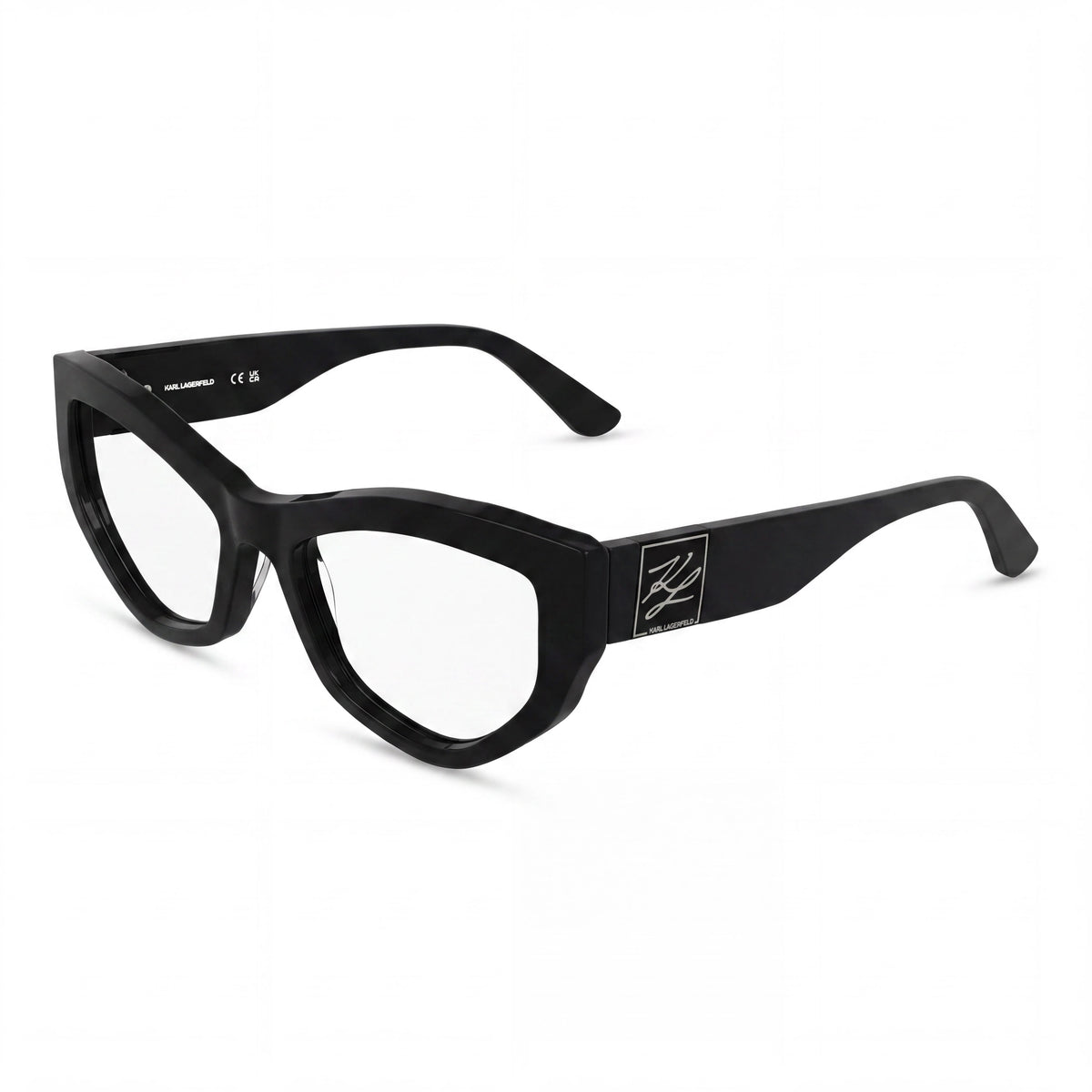 Karl Lagerfeld Kl6211 Black Geometric Eyeglasses for Women, Photo 1