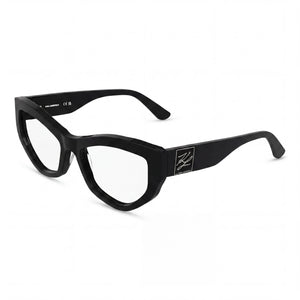 Karl Lagerfeld Kl6211 Black Rectangle Eyeglasses for Women, Acetate frame