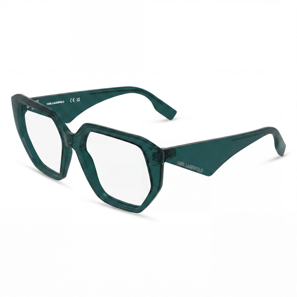 Gafas graduadas Karl Lagerfeld KL6213 cuadradas color petróleo para mujer, Photo 1