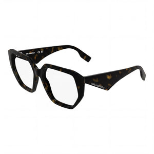 Karl Lagerfeld Kl6213 Tortoise Geometric Eyeglasses for Women, Acetate frame