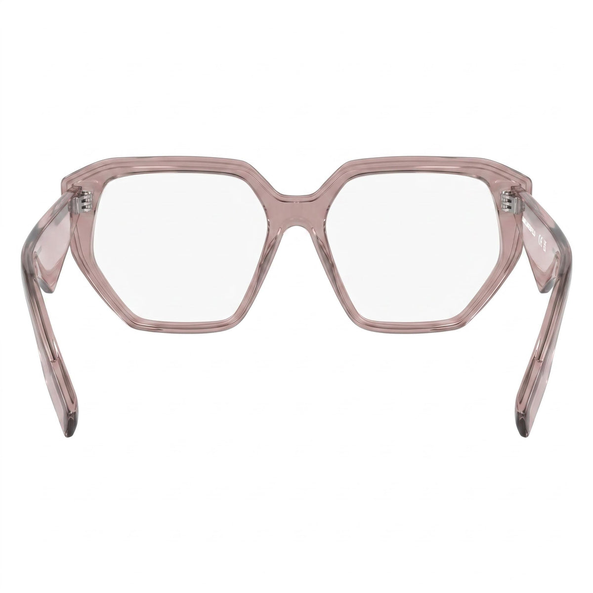 KARL LAGERFELD Kl6213 Gafas ópticas de acetato para mujer, color de montura Rosas, con 54 mm de ancho de lente, Photo 4